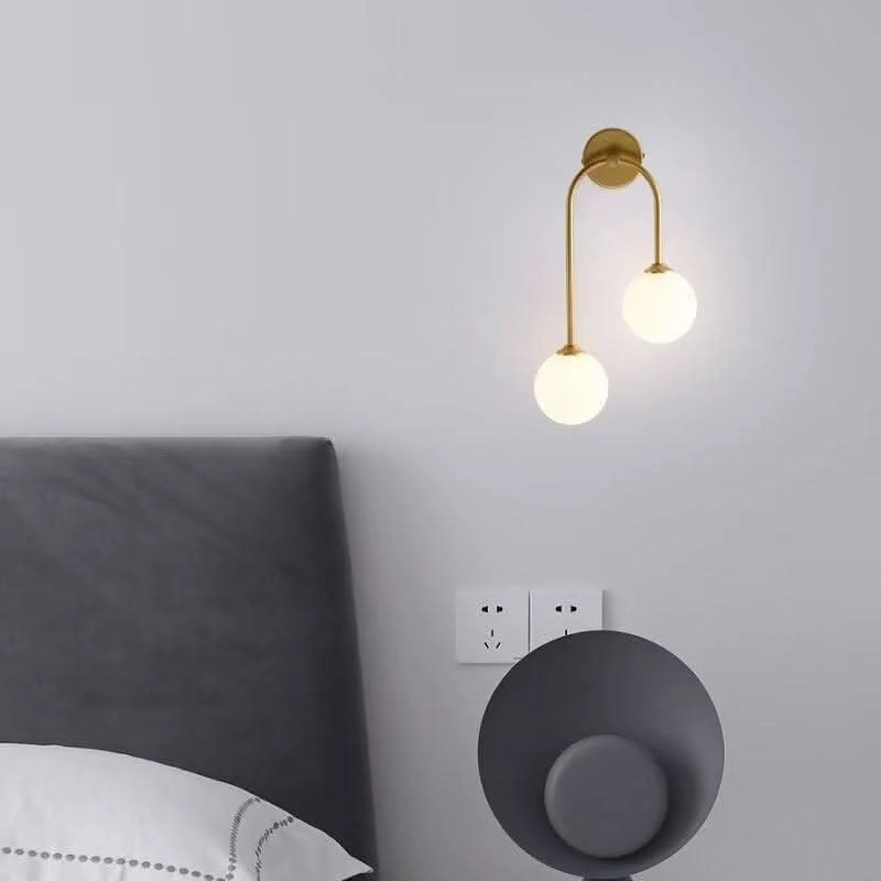 Étanche IP44 Applique Murale Chambre | Boule de Verre