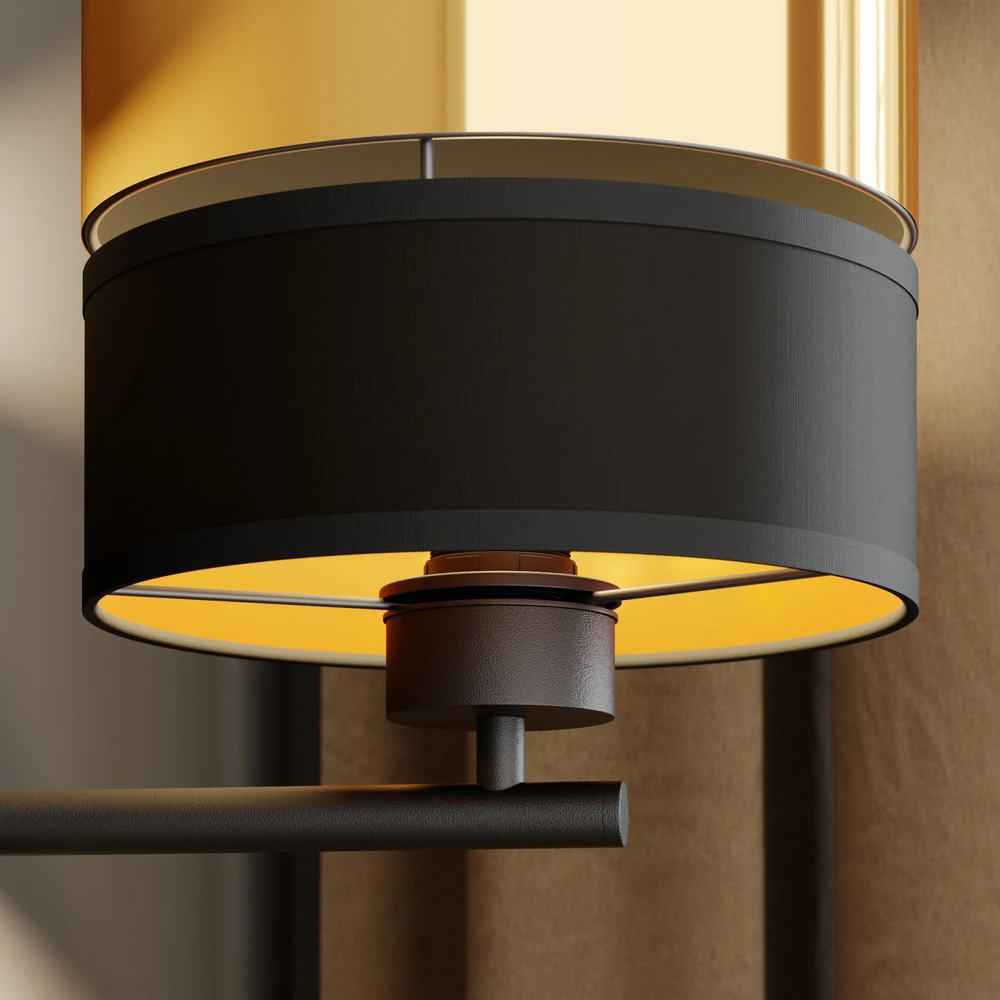 Étanche IP44 Applique murale Hilton avec liseuse LED