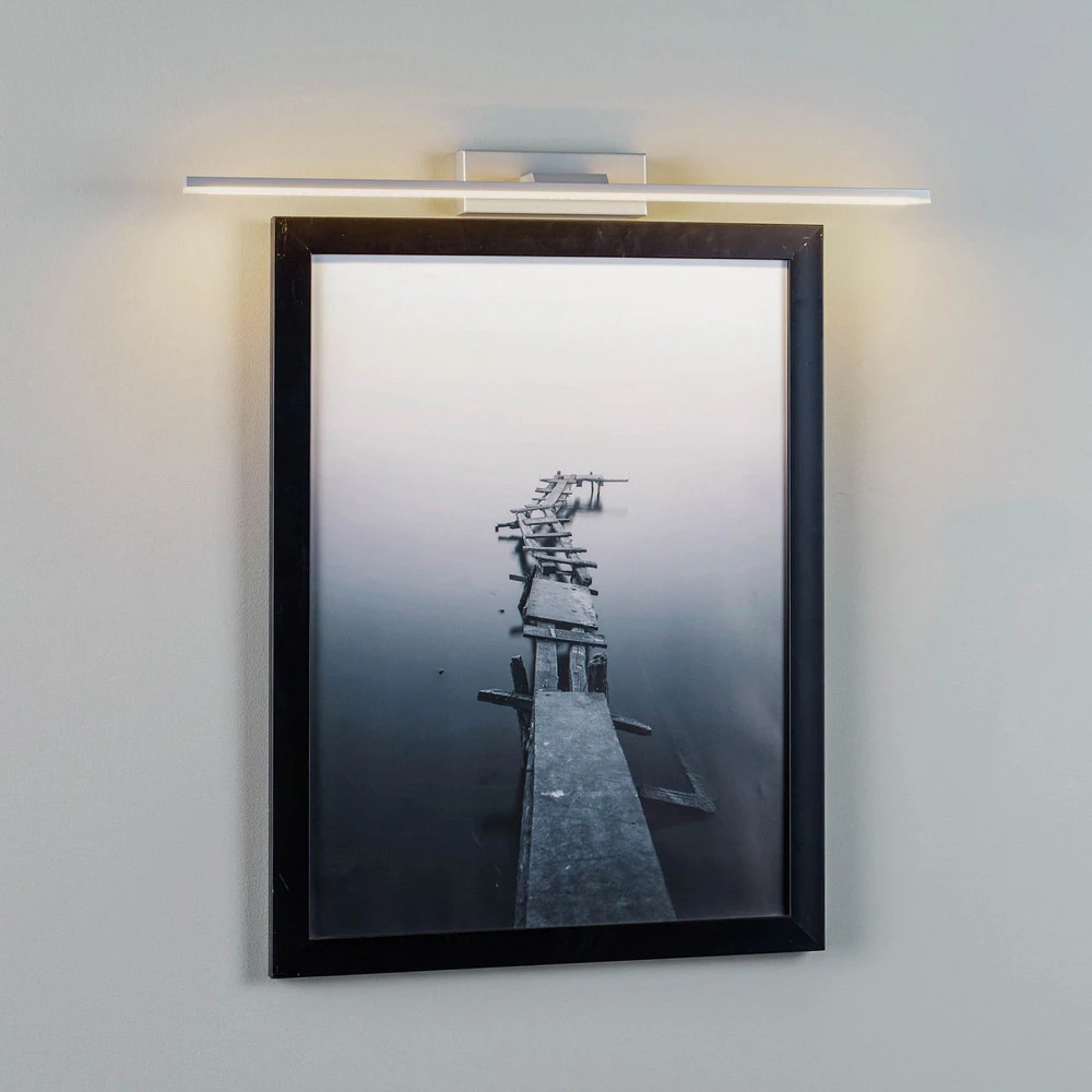 Étanche IP44 Applique murale LED Miroir 60 cm alu 3000K