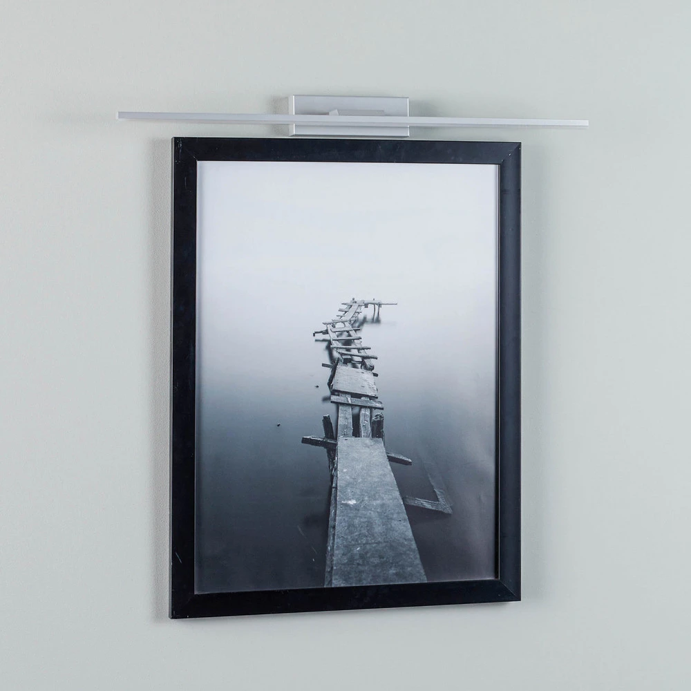 Étanche IP44 Applique murale LED Miroir 60 cm alu 3000K