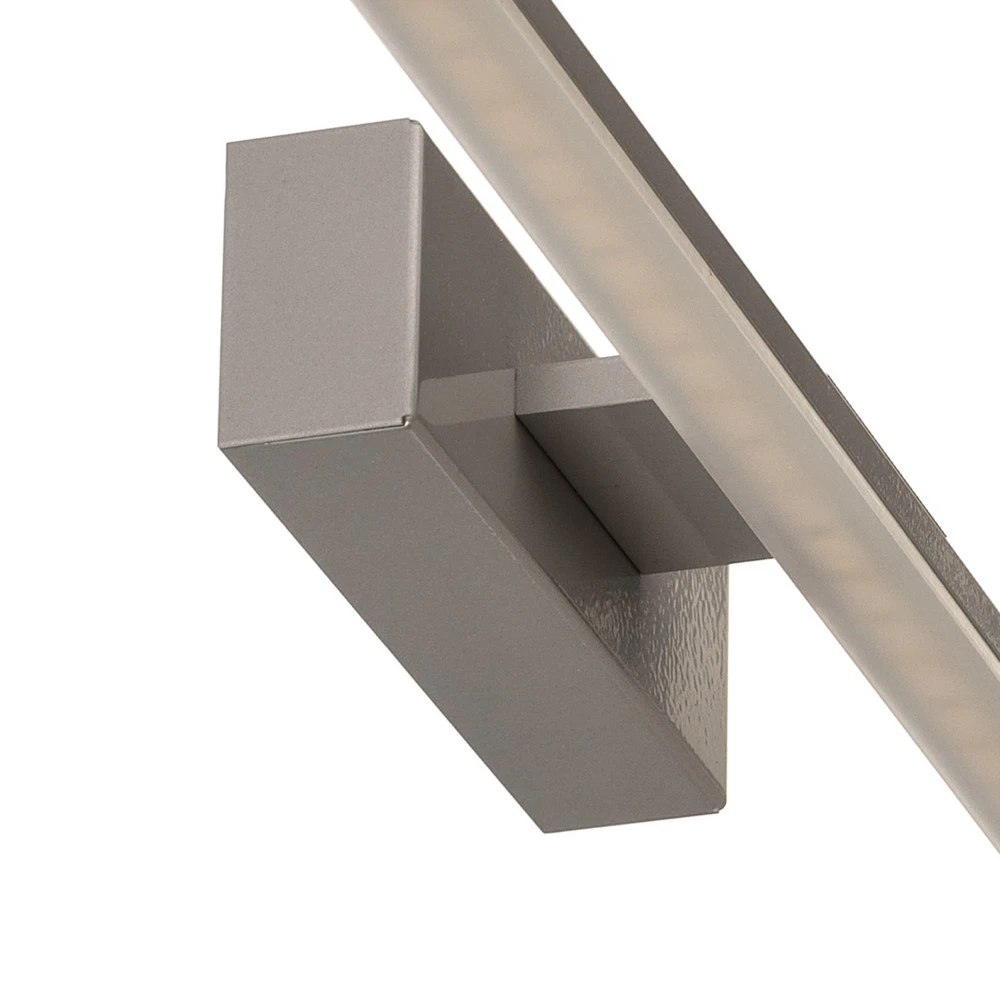 Étanche IP44 Applique murale LED Miroir 60 cm alu 3000K