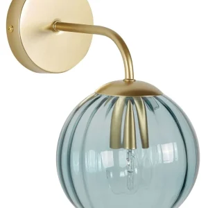Étanche IP44 Applique murale en métal bleu BOOMI