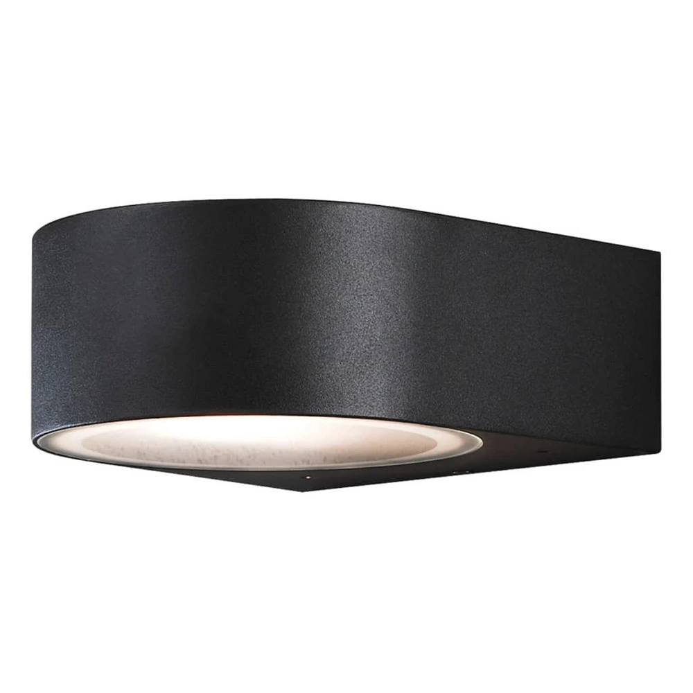 Étanche IP44 Applique murale teramo noir mat