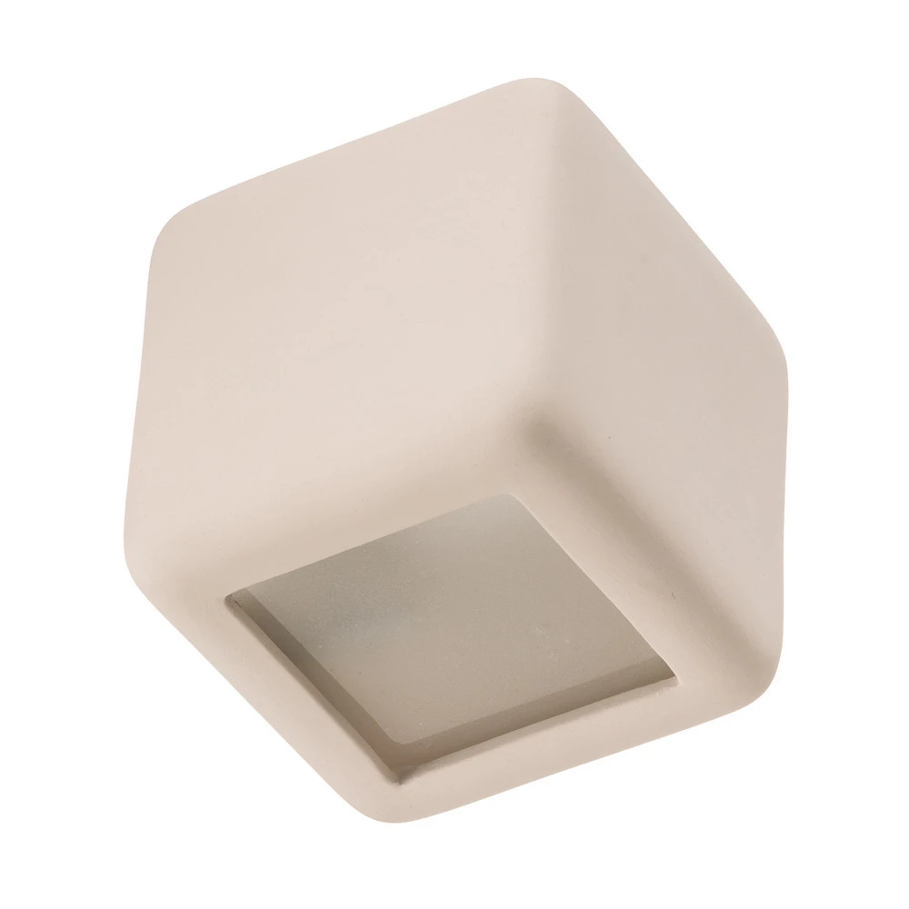 Étanche IP44 Applique Topo up/down en céramique, en cube