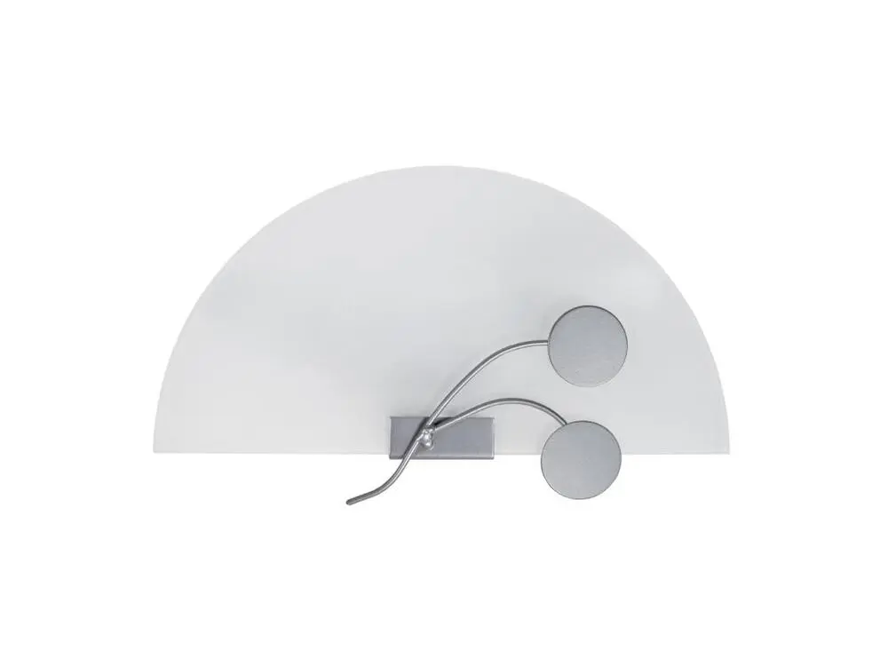 Étanche IP44 FLEUR DE OJO - Applique droit verre aluminium