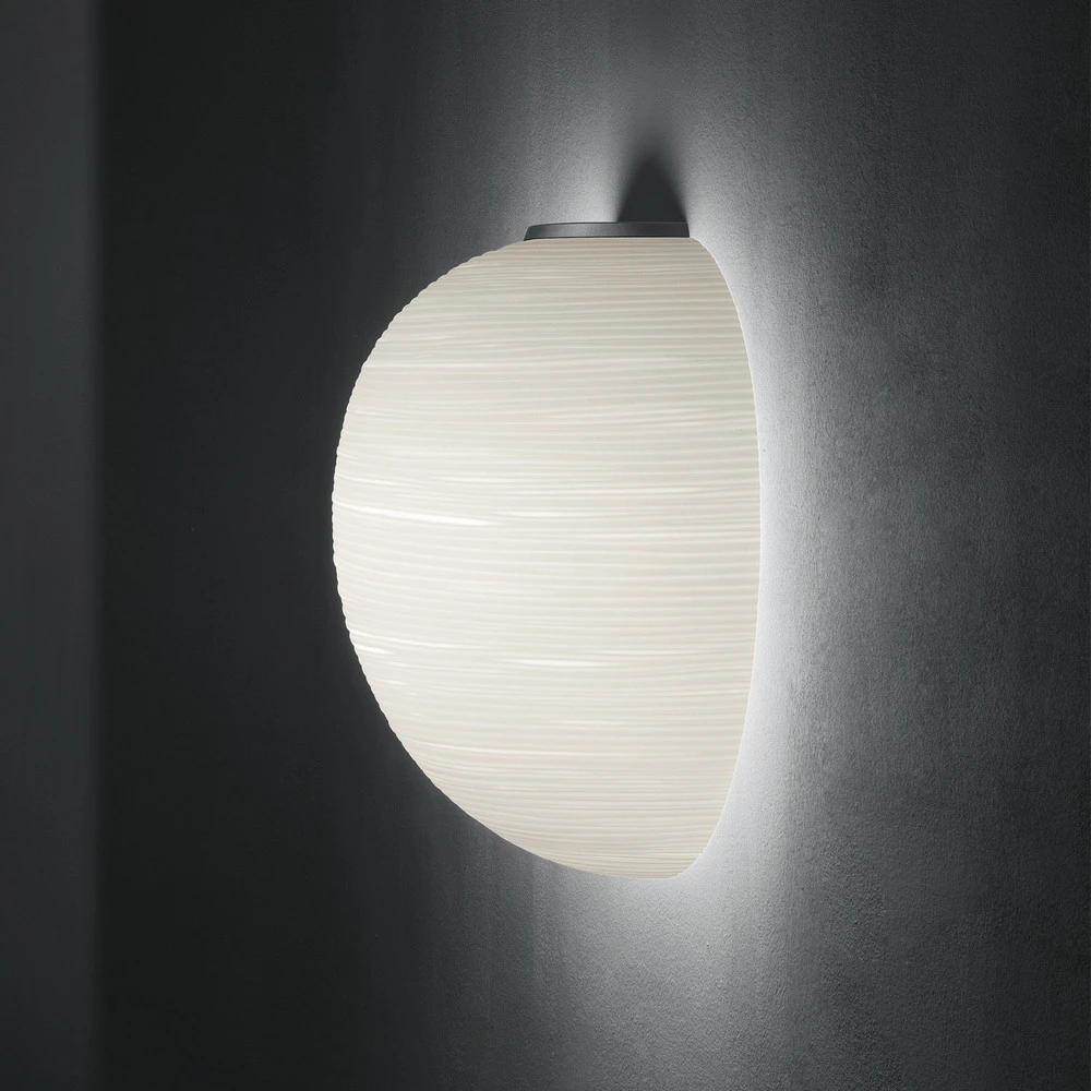 Étanche IP44 Foscarini Rituals XL semi applique, graphite
