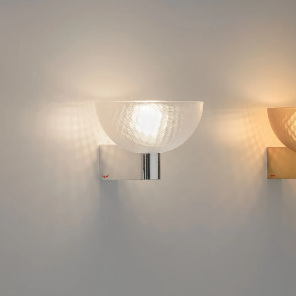 Étanche IP44 Kartell Fata applique LED transparente