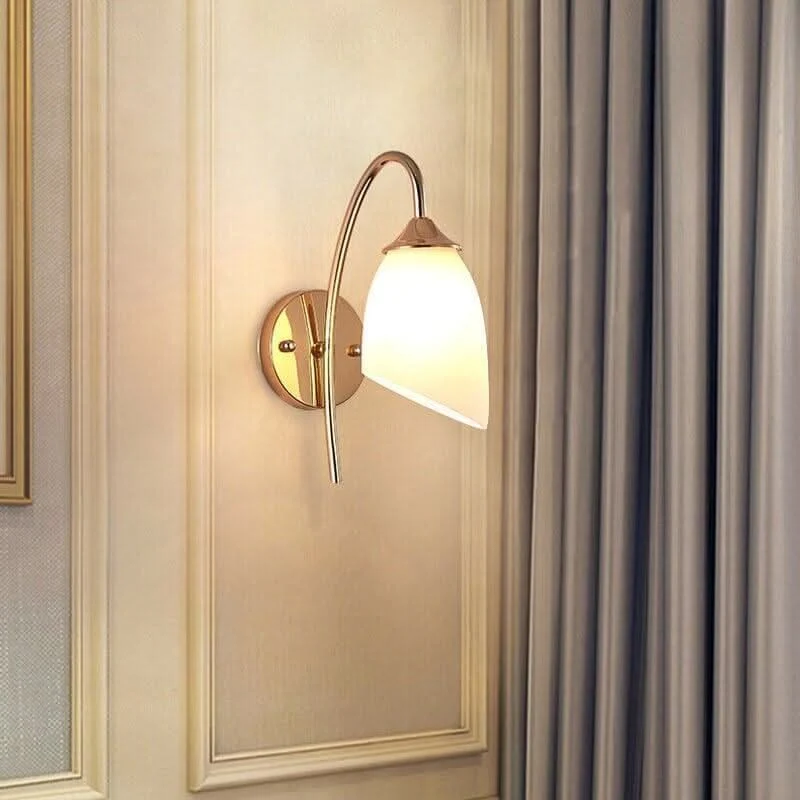 Étanche IP44 Lampe Applique Chevet Verre | Faro