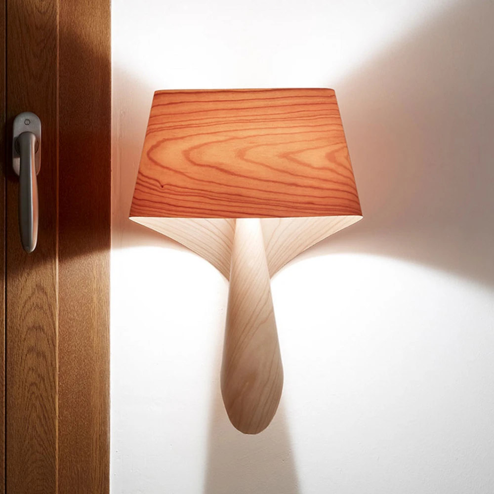 Étanche IP44 LZF Air applique murale cerisier naturel