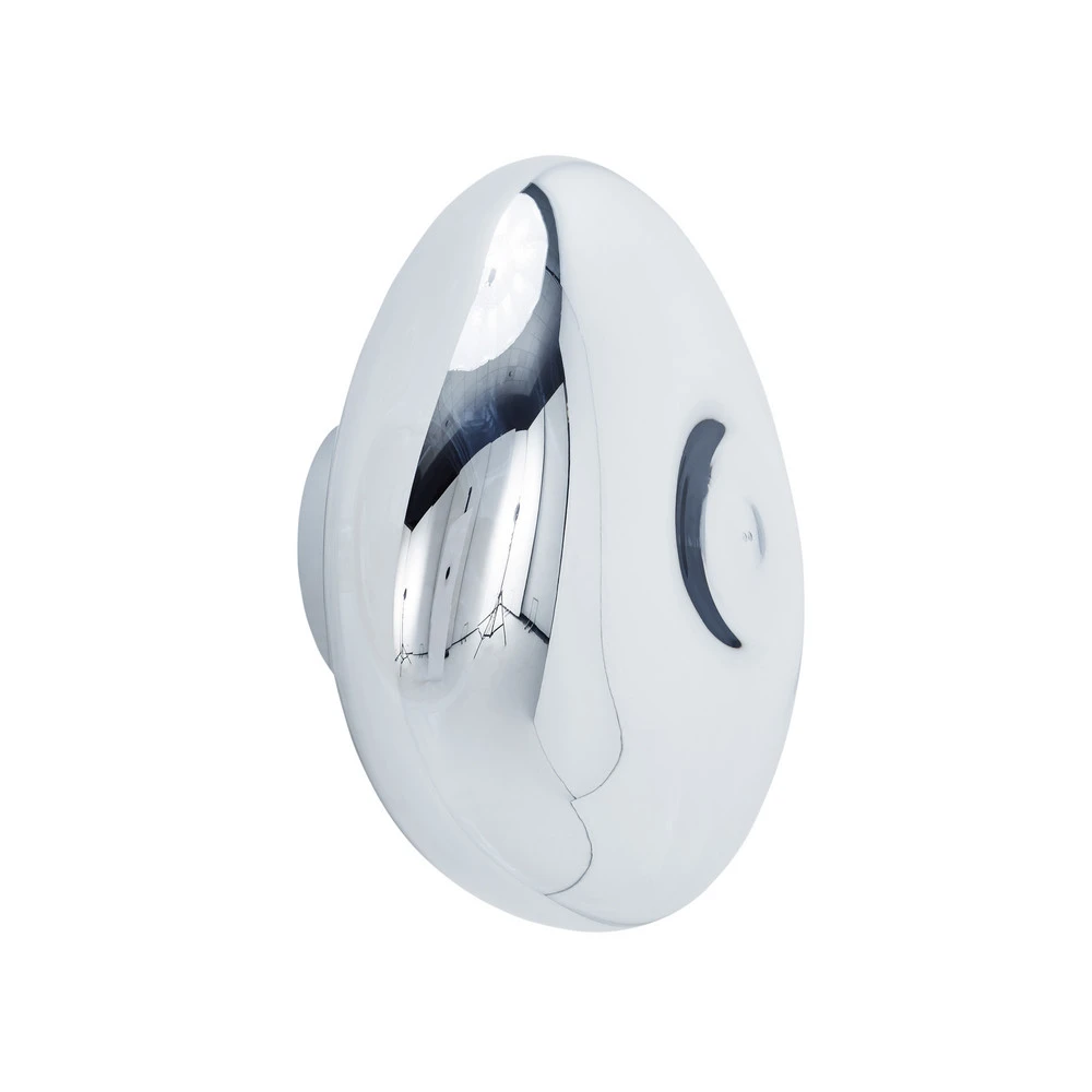 Tom Dixon Applique murale LED Melt Surface, Ø 50 cm, acier chromé