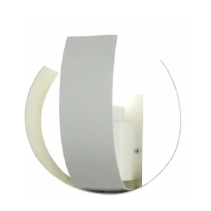 TOOL - Applique abstract métal blanc d'ivoire avec interrupteur intégré