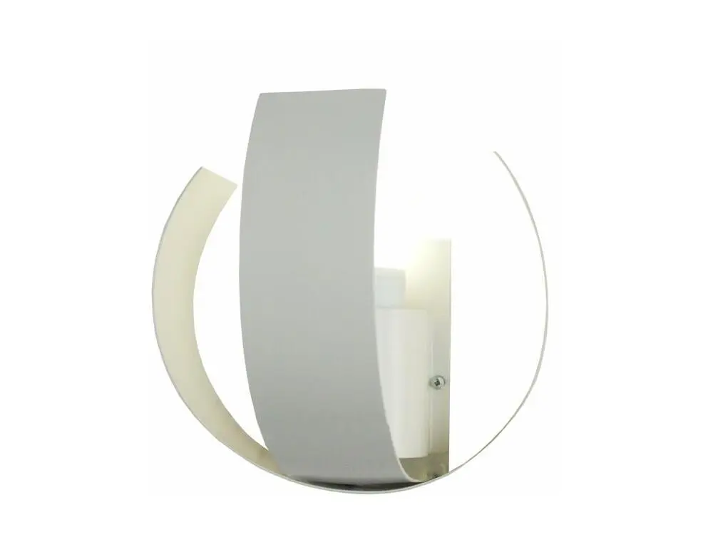 TOOL - Applique abstract métal blanc d'ivoire avec interrupteur intégré
