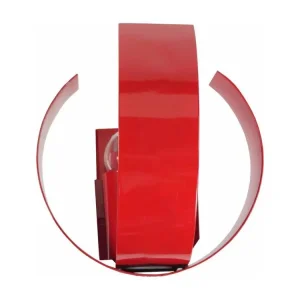 TOOL - Applique abstract métal rouge Dimensions : 15 x 30 cm