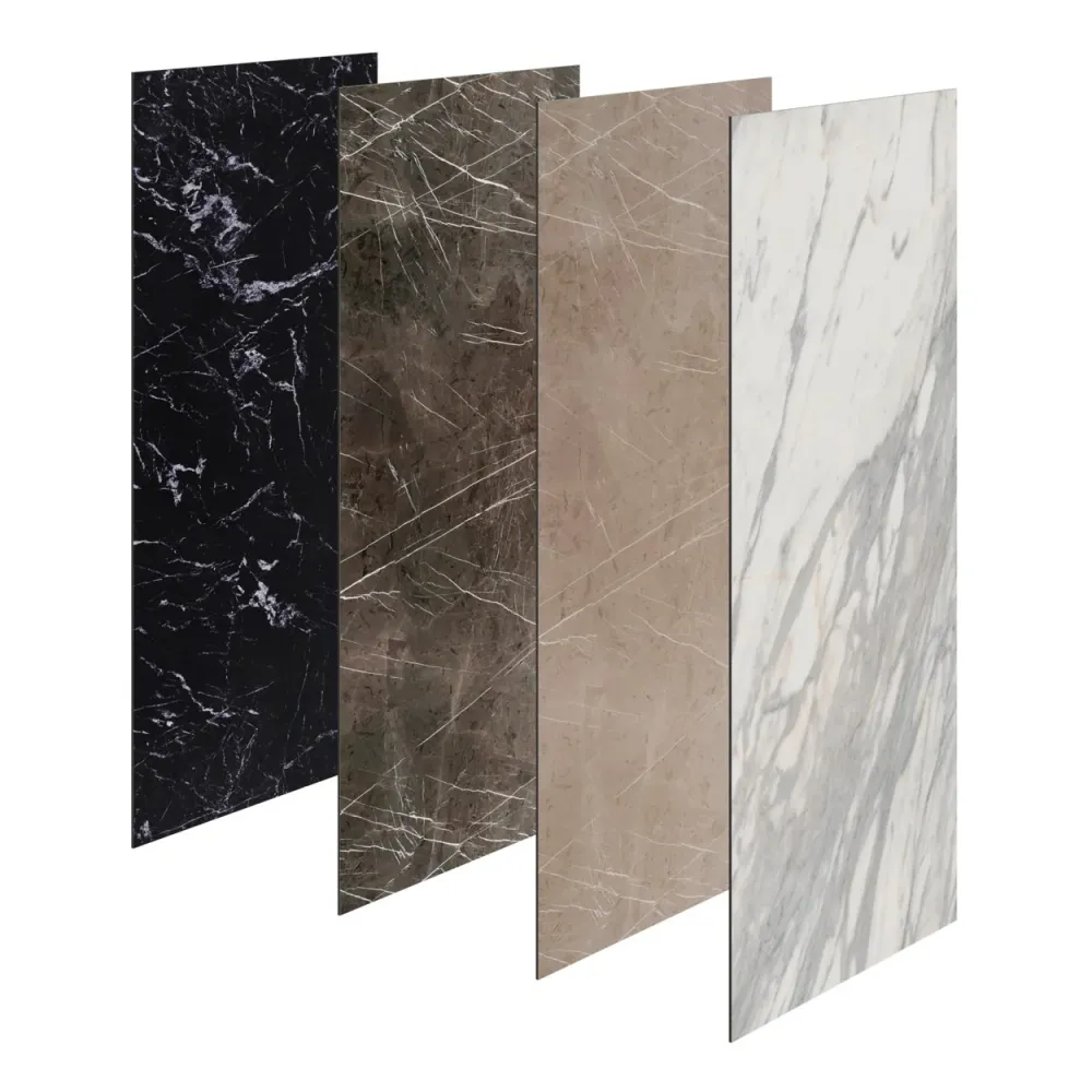 Peinture satinée lavable Revêtement mural douche wedi Top Wall - Aspect Marbre