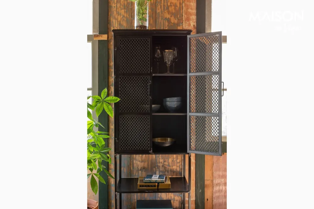 Armoire haute Denver DutchBone - 161cm pour Organisation Maximale