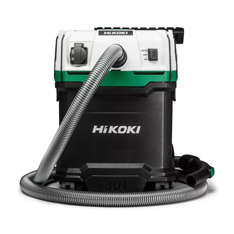 Aspirateur eau et poussières Cuve 30L classe L 1200W - HIKOKI - RP300YLWAZ - 4,2m3/min avec Mallette de Rangement