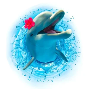 Autocollant Mural Dauphin pour chambre d'enfant