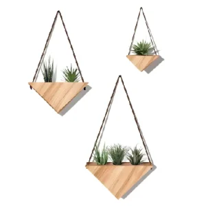 Autocollant Mural SUSPENSIONS BOIS pour mur lisse et propre