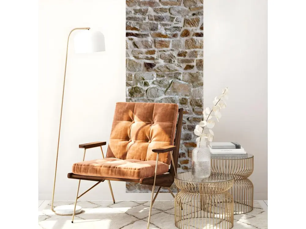 Autocollant pour chambre Papier peint intissé pré-encollé fresques géantes - MUR EN PIERRE NATURELLE - adhésif décoratif -...
