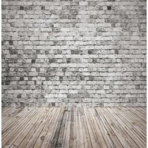 Toile de fond Gris Ancien brique mur Photo Booth F-1585
