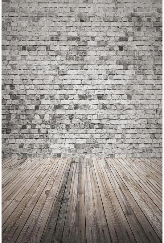 Toile de fond Gris Ancien brique mur Photo Booth F-1585