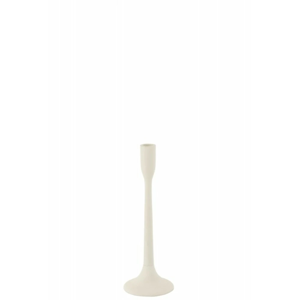 Chandelier en métal blanc 11x11x30 cm