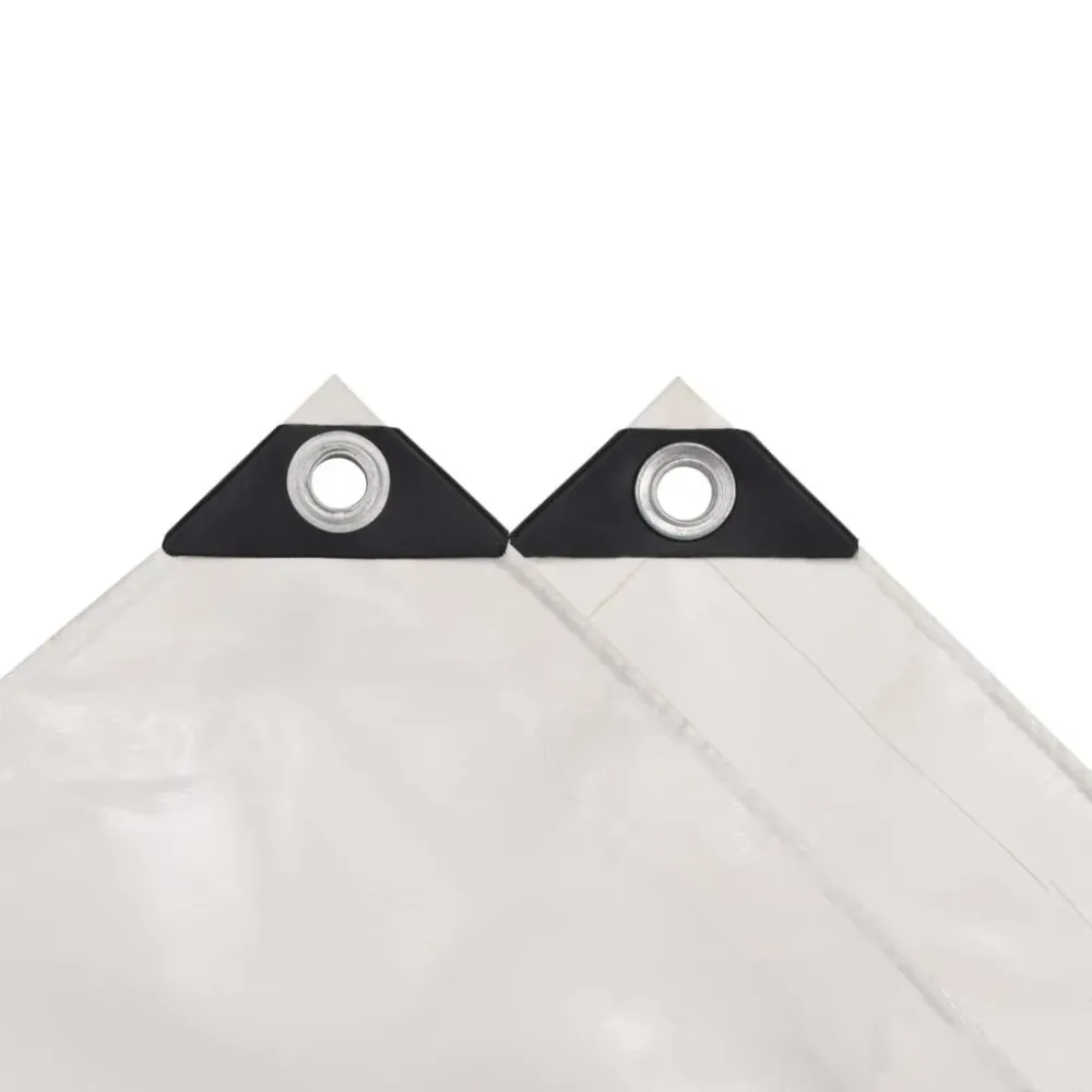 Bâche bâche polyvalente et résistante 650 g / m² 2,5 x 3,5 m blanc 02_0002201