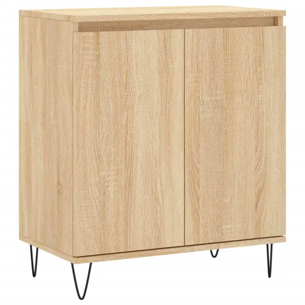 Buffet bahut commode armoire meuble de rangement organisateur cuisine salle de séjour salon sonoma 60 x 35 x 70 cm bois d'...