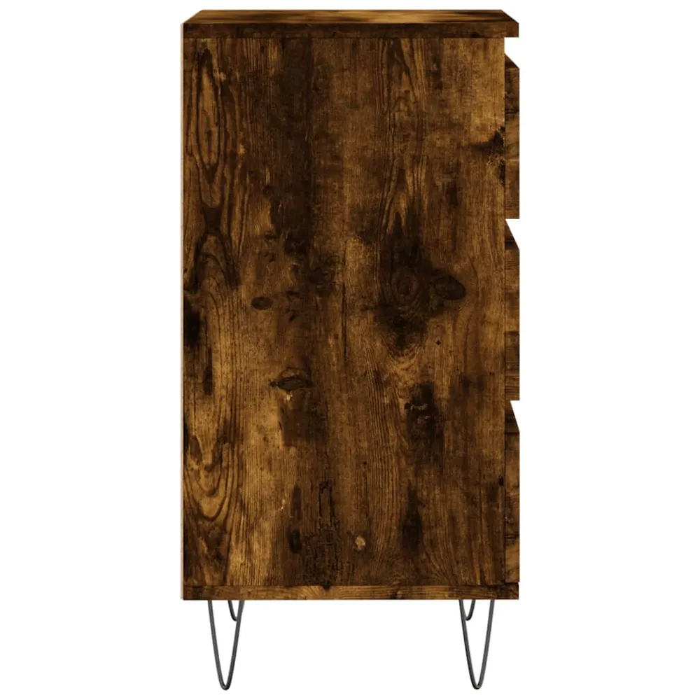 Buffet bahut commode armoire meuble de rangement organisateur cuisine salle de séjour salon 40 x 35 x 70 cm bois d'ingénie...
