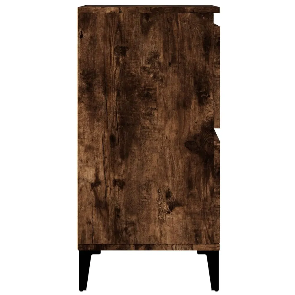 Buffet bahut commode armoire meuble de rangement organisateur cuisine salle de séjour salon 60 x 35 x 70 cm bois d'ingénie...