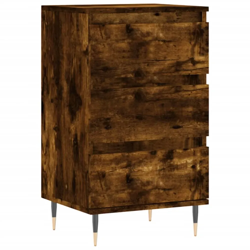 Buffet bahut commode armoire meuble de rangement organisateur cuisine salle de séjour salon 40 x 35 x 70 cm bois d'ingénie...