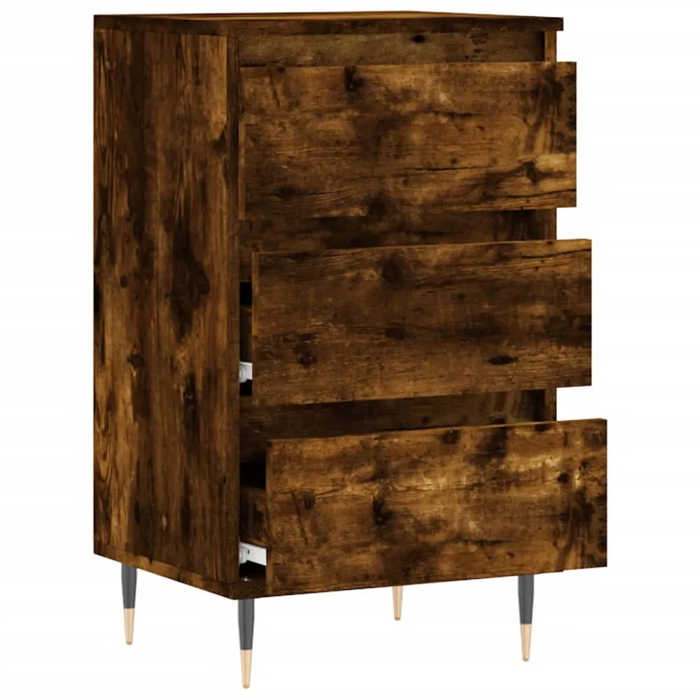 Buffet bahut commode armoire meuble de rangement organisateur cuisine salle de séjour salon 40 x 35 x 70 cm bois d'ingénie...