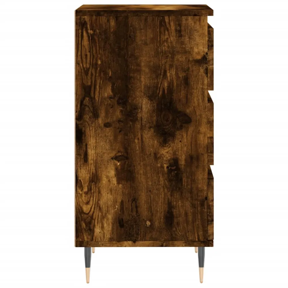 Buffet bahut commode armoire meuble de rangement organisateur cuisine salle de séjour salon 40 x 35 x 70 cm bois d'ingénie...