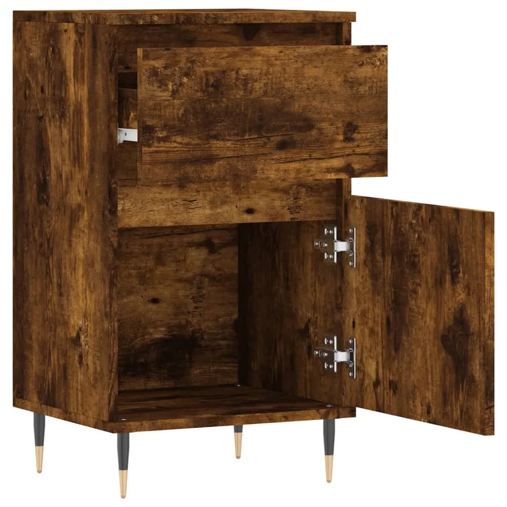 Buffet bahut commode armoire meuble de rangement organisateur cuisine salle de séjour salon 40 x 35 x 70 cm bois d'ingénie...