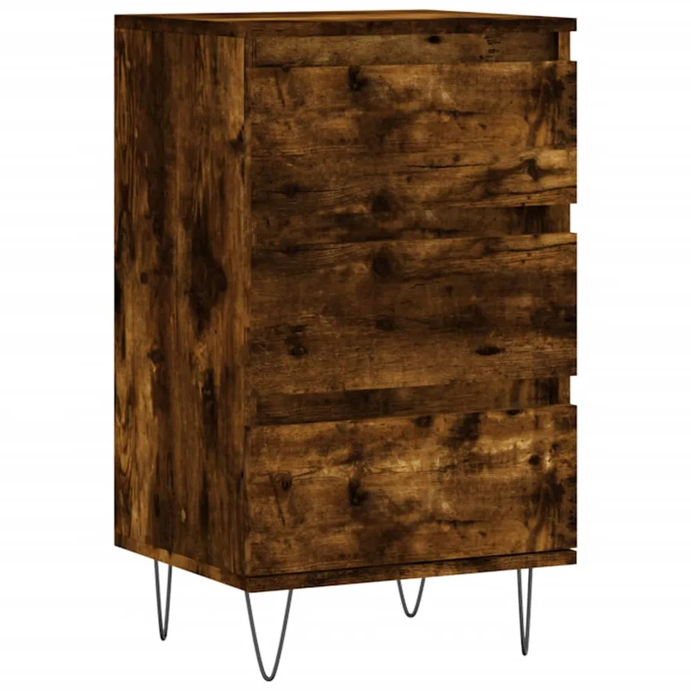 Buffet bahut commode armoire meuble de rangement organisateur cuisine salle de séjour salon 40 x 35 x 70 cm bois d'ingénie...