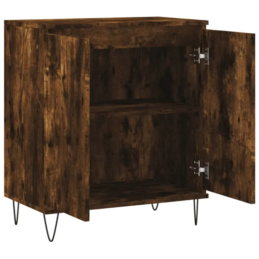 Buffet bahut commode armoire meuble de rangement organisateur cuisine salle de séjour salon 60 x 35 x 70 cm bois d'ingénie...