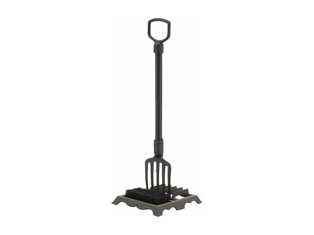 Grille gratte pieds + brosse extérieur