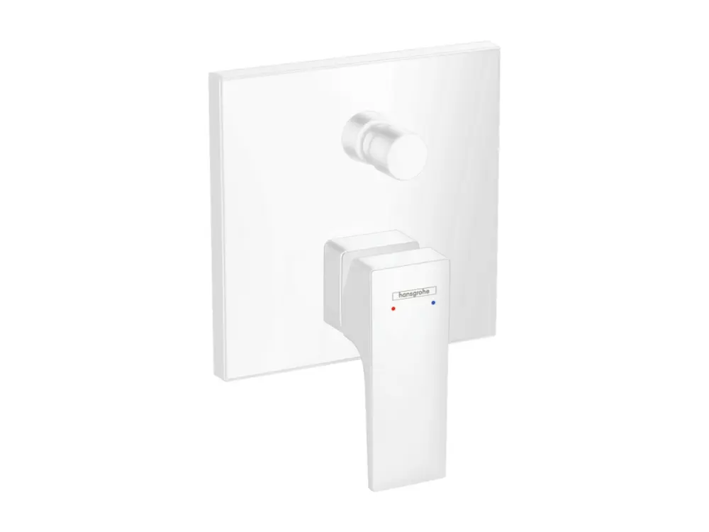 HANSGROHE Façade Metropol mitigeur bain douche encastré Blanc mat avec corps encastré et outil