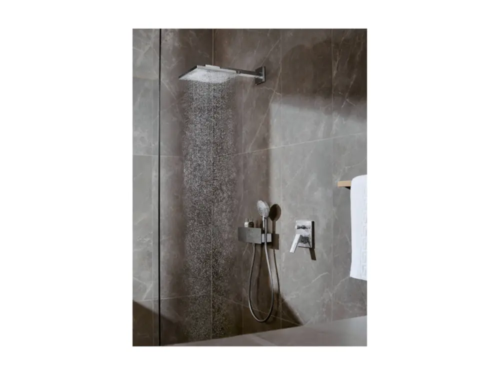 HANSGROHE Façade Metropol mitigeur bain douche encastré Blanc mat avec corps encastré et outil