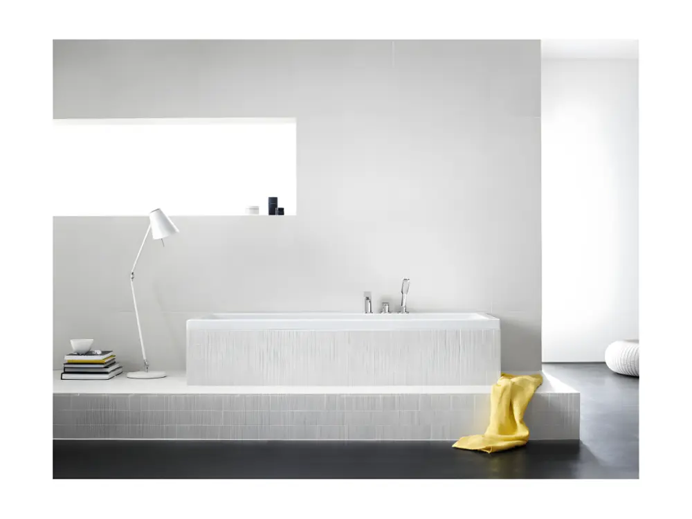 HANSGROHE Mitigeur 3 trous Metris baignoire Chromé avec Corps encastré