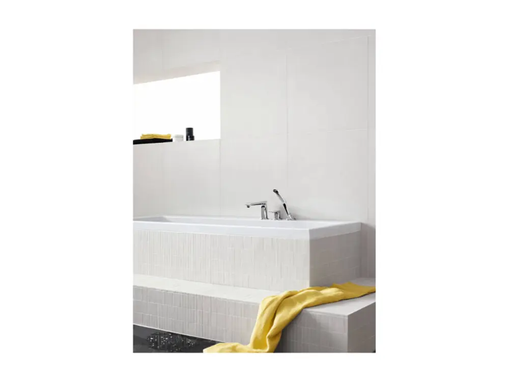 HANSGROHE Mitigeur 3 trous Metris baignoire Chromé avec Corps encastré