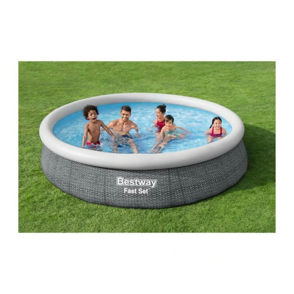 Piscine autoportée bestway immédiat set™ aspect rotin 3,66 x 0,76 m