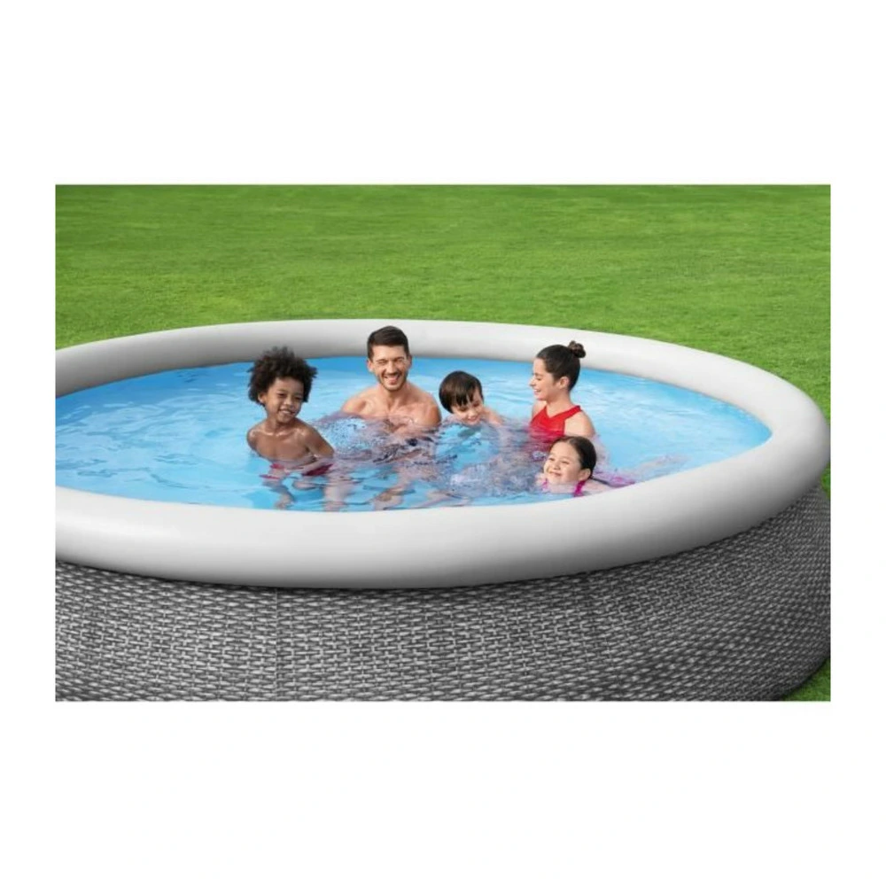 Piscine autoportée bestway immédiat set™ aspect rotin 3,66 x 0,76 m