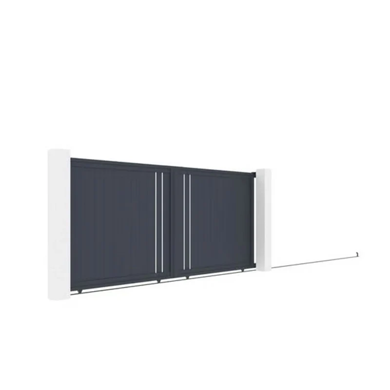 Portail aluminium coulissant Oregon 400x180cm