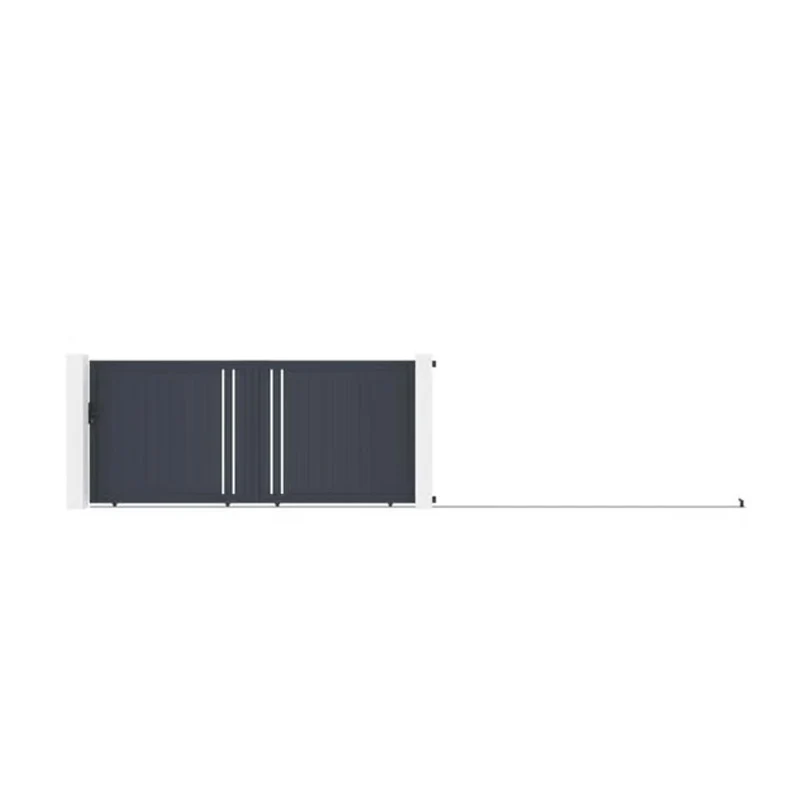 Portail aluminium coulissant Oregon 400x180cm