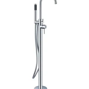 Robinet de baignoire autoportant et douche à main