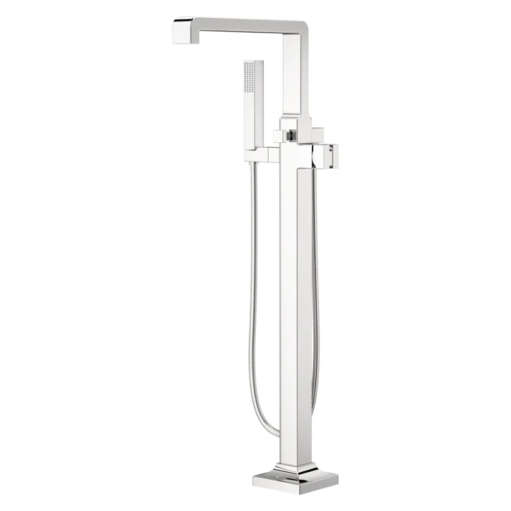 Robinet de baignoire autoportant, 60 po en métal - 2 Couleurs