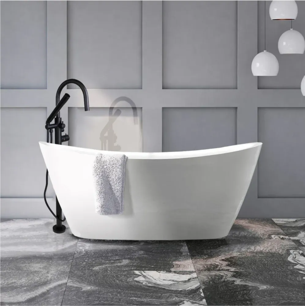 Robinet de baignoire autoportant thermostatique Collection ELEGANTE - 2 couleurs