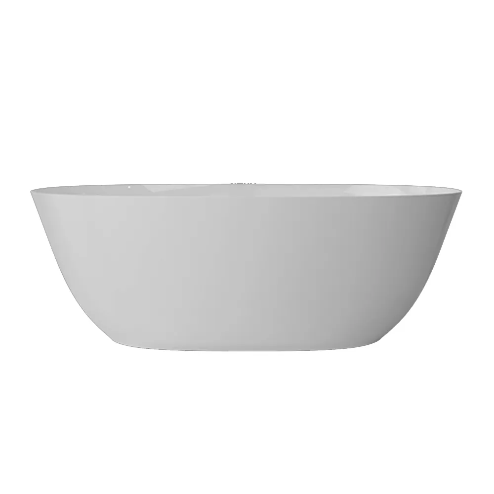 Vasque autoportante 170x75xH58 cm Globo Xenia Plus en Plein Surface® - Blanc Mat