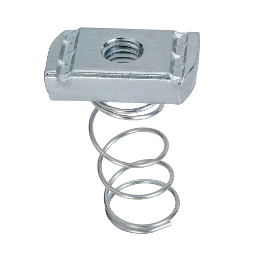 3/8"–16 Rod Spring Nut and B Channel SPRA0037EGTZ (Pack 200)